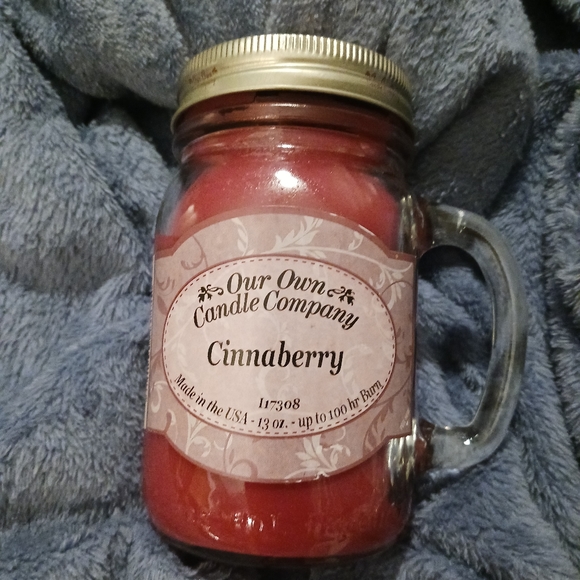 NWT! Our Own Candle Company (Cinnaberry) 13oz - Picture 1 of 6